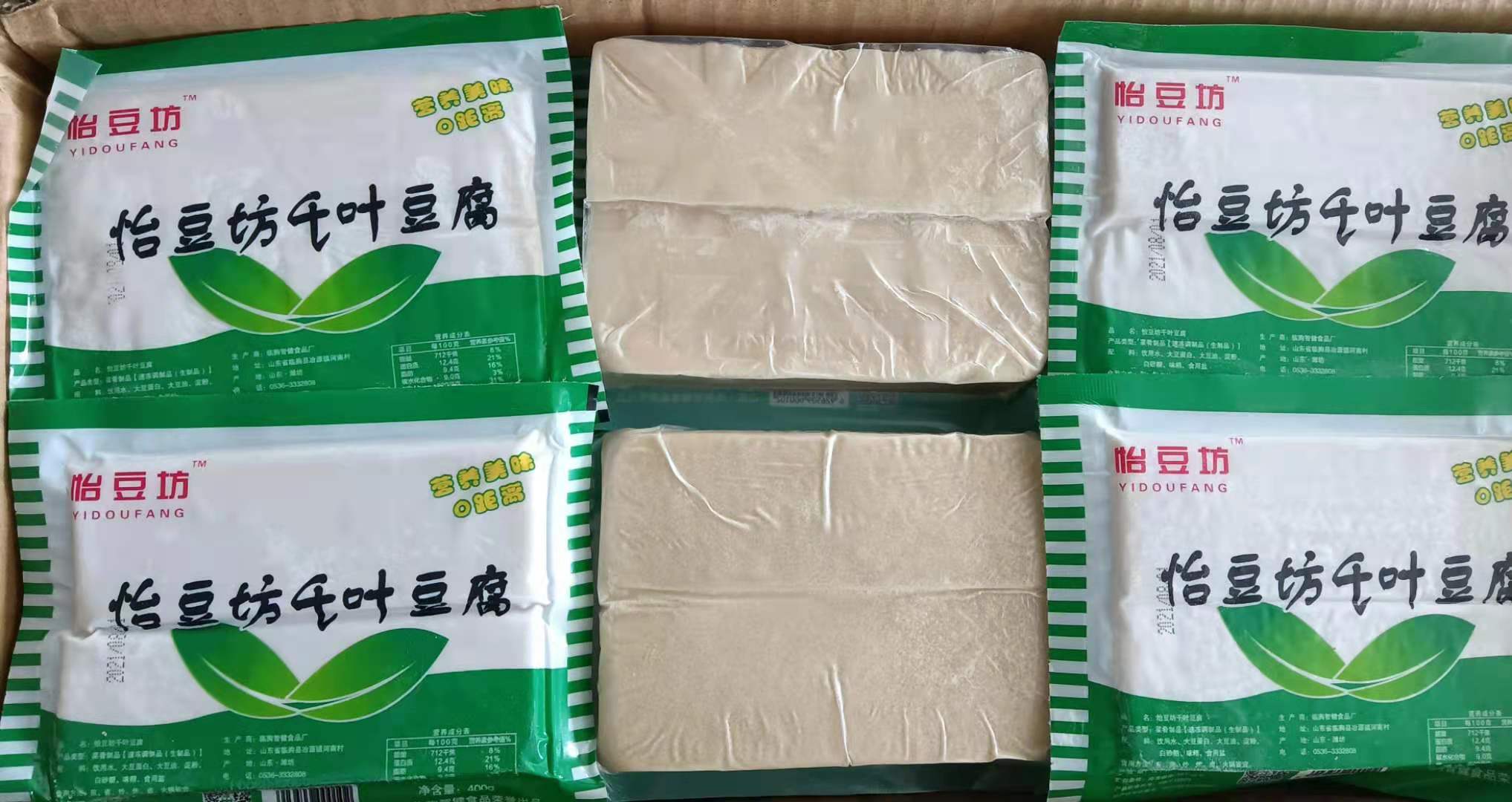 【怡豆坊】千叶豆腐 400g*30包 12kg