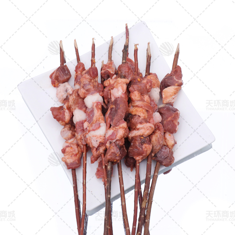 【誉渤】红柳羊肉串（原切） 40g10串10包 4kg