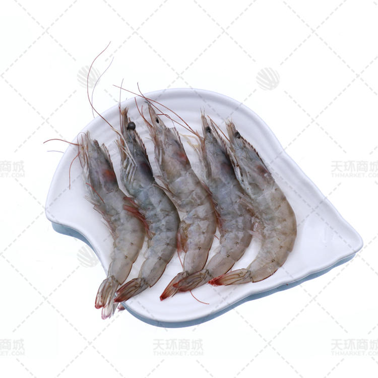 【PCC】143王牌厄瓜多尔白虾（带头带壳）净重 1.4kg...