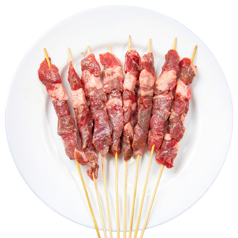 【亚渔雪龙】原味牛肉串  20支*10包  5kg