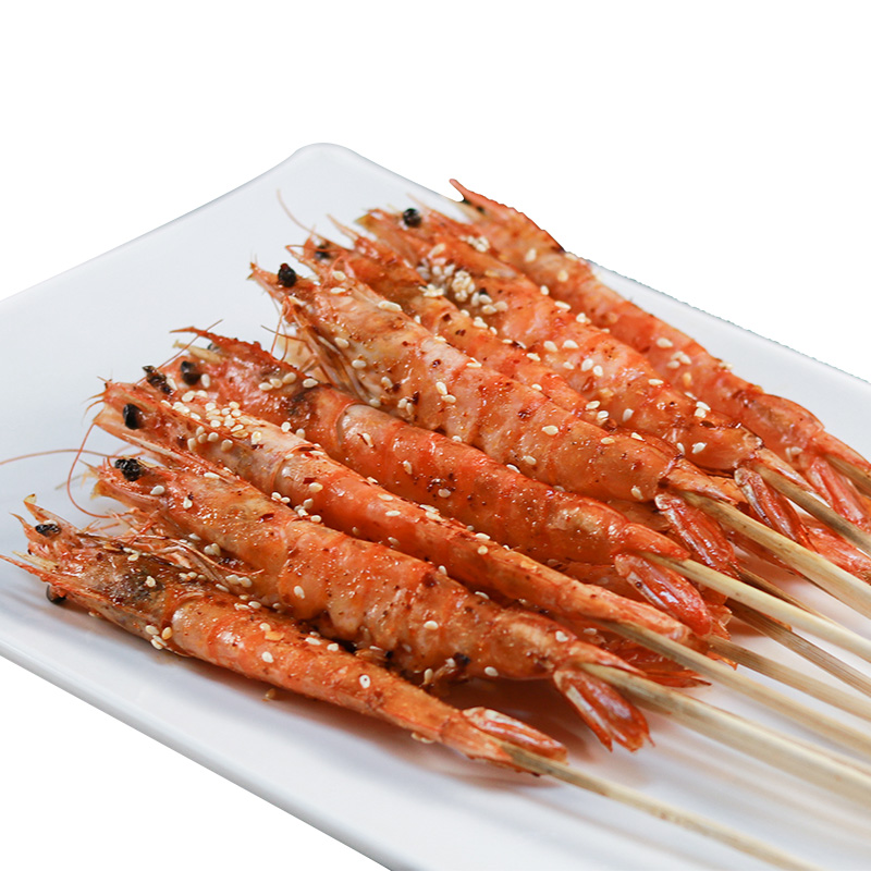 【聚鲜生】 单虾串  30串*10包 5.7kg
