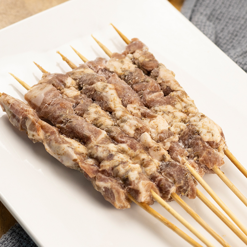【嘉源】10包精品原味牛肉串  10包*20支   4kg
