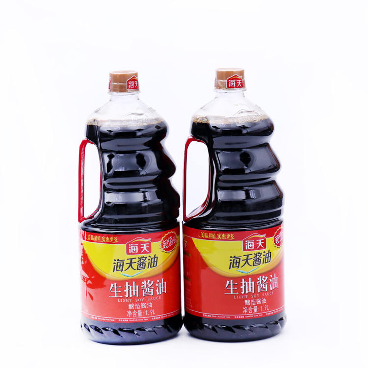 【海天】生抽酱油 1.9L*6瓶 毛重14kg 