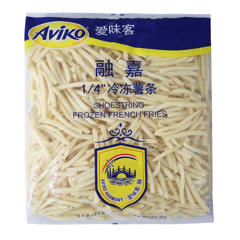 【爱味客】融嘉1/4冷冻薯条  2kg*6包 12kg