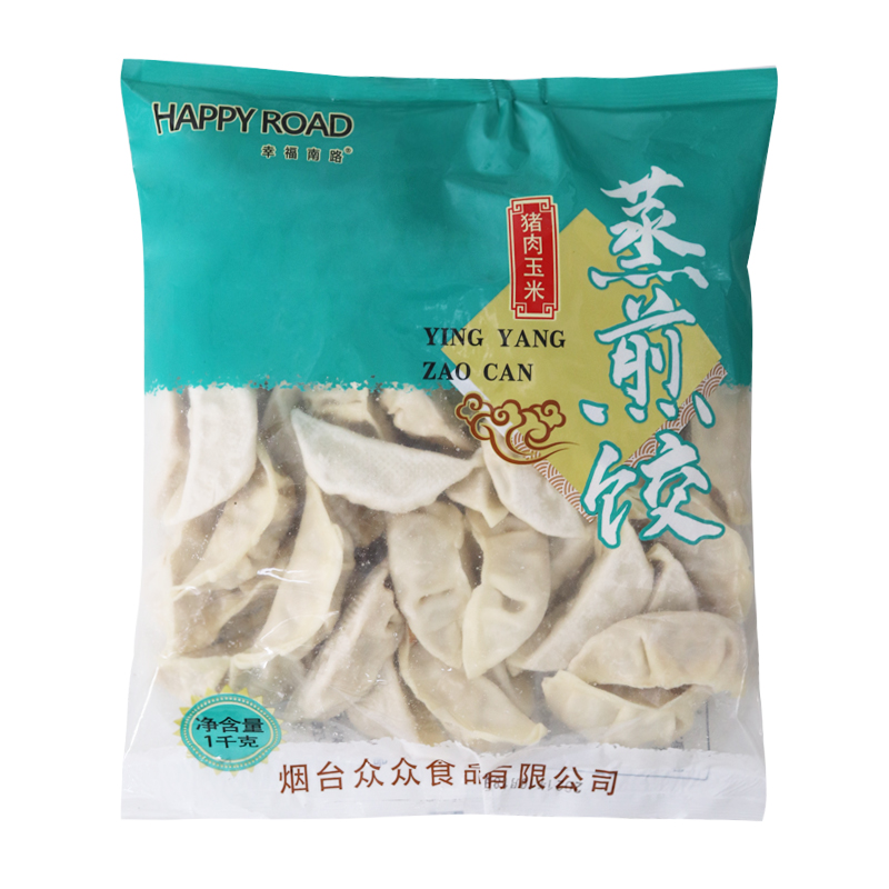 【易化冻】【幸福南路】猪肉玉米蒸煎饺  1kg*10包  1...