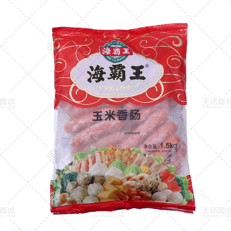 【海霸王】玉米香肠 1.5kg*8袋 12kg
