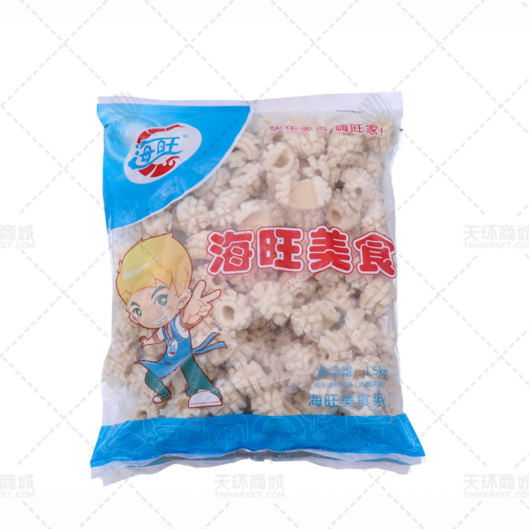 【海旺】仿鱿鱼花（白） 1.5kg*4袋 6kg