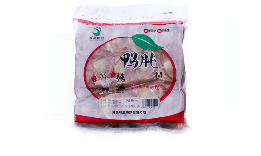 【强英】鸭肫/鸭胗 1kg*12包 12kg/箱