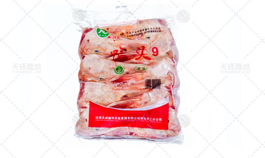 【天成鑫利】康润元鸭头 1kg*10包 10kg/箱