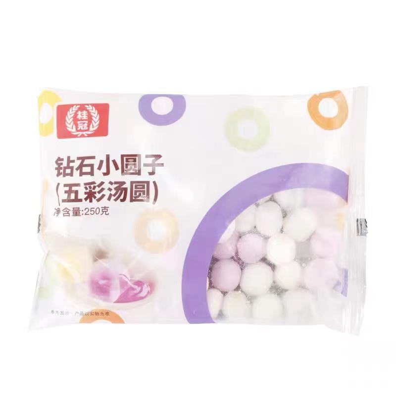【桂冠】五彩钻石小圆子 250g*25包 6.25kg