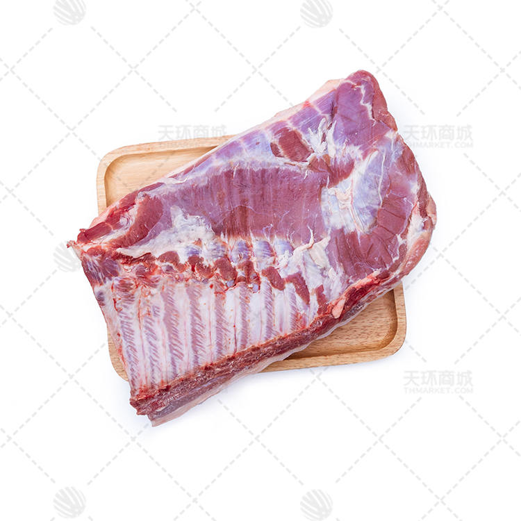 【顺达】 冻猪带皮带骨中方肉   25kg 