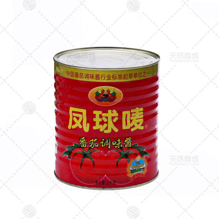 【凤球唛】番茄调味酱3kg*6桶 18kg