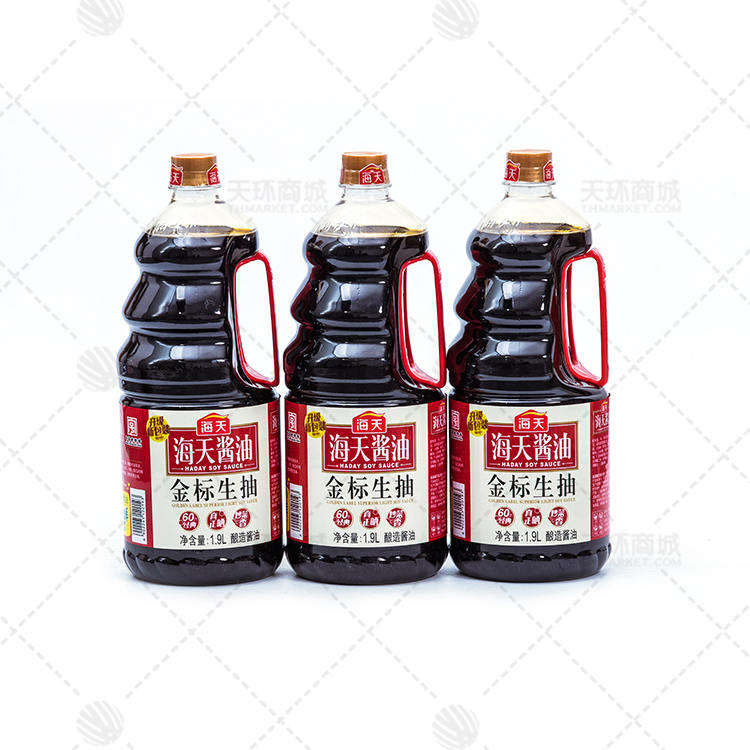 【海天】 【常温】金标生抽 1.9L*6瓶 毛重14.1kg