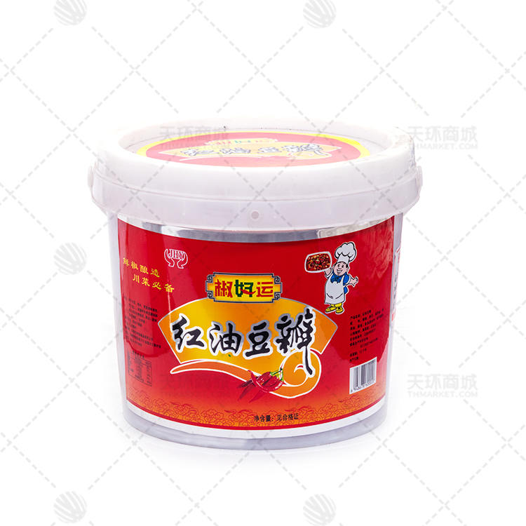 【椒好运】红油豆瓣/郫县豆瓣7kg/桶