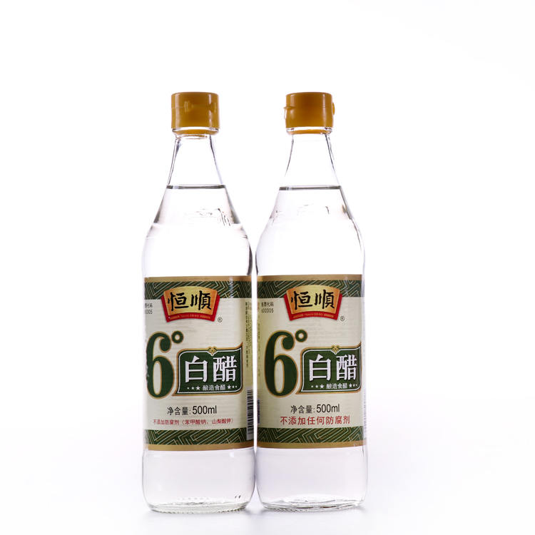 【恒顺】白醋6°500ml*12瓶 9.5kg