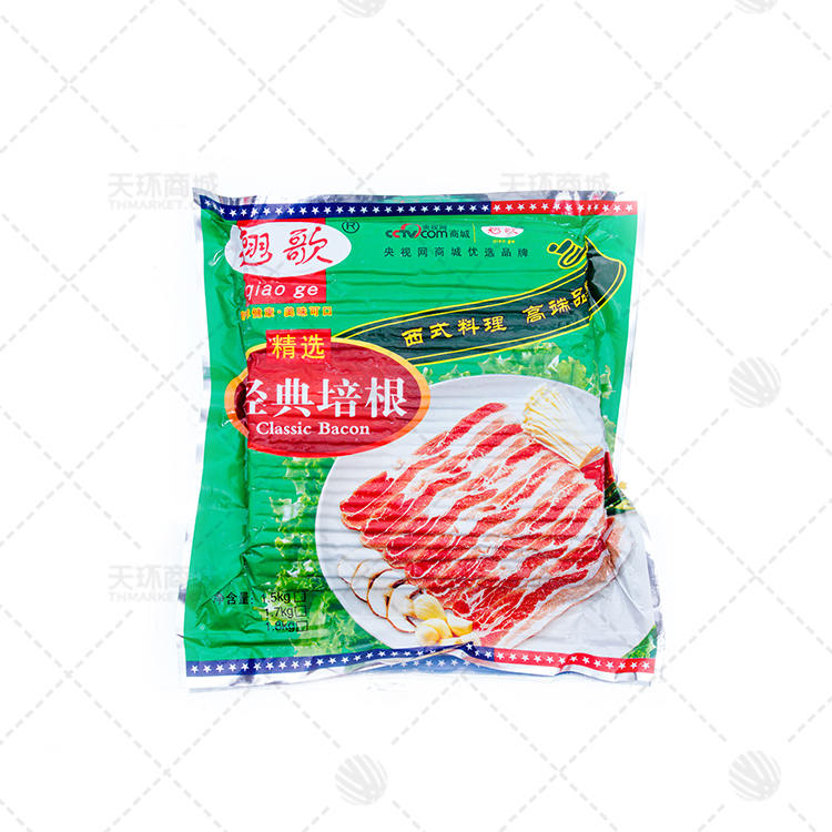 【翘歌】经典培根 1.5kg*8包 12kg