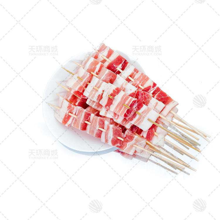 【翘歌】五花肉串 0.55kg*10包*20串/包  5.5...