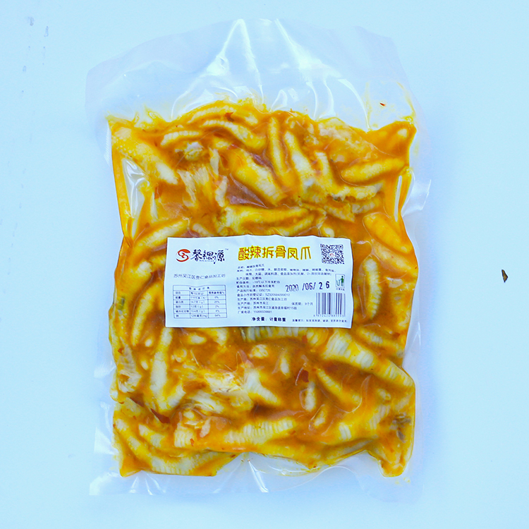 【贵仁】【冷冻】酸辣拆骨凤爪1.05kg*9包   9.5k...