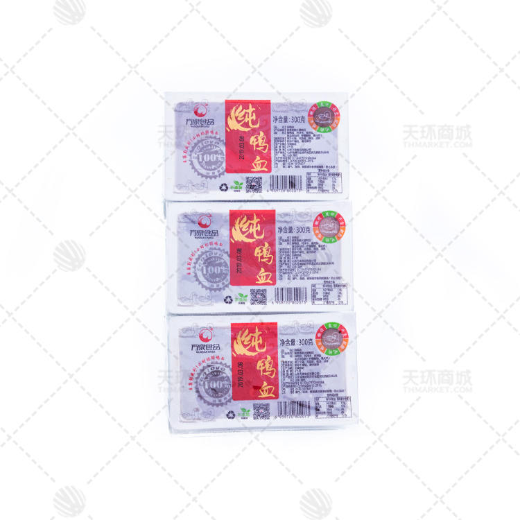 【万泉】【常温】纯鸭血 300g*20盒 6kg
