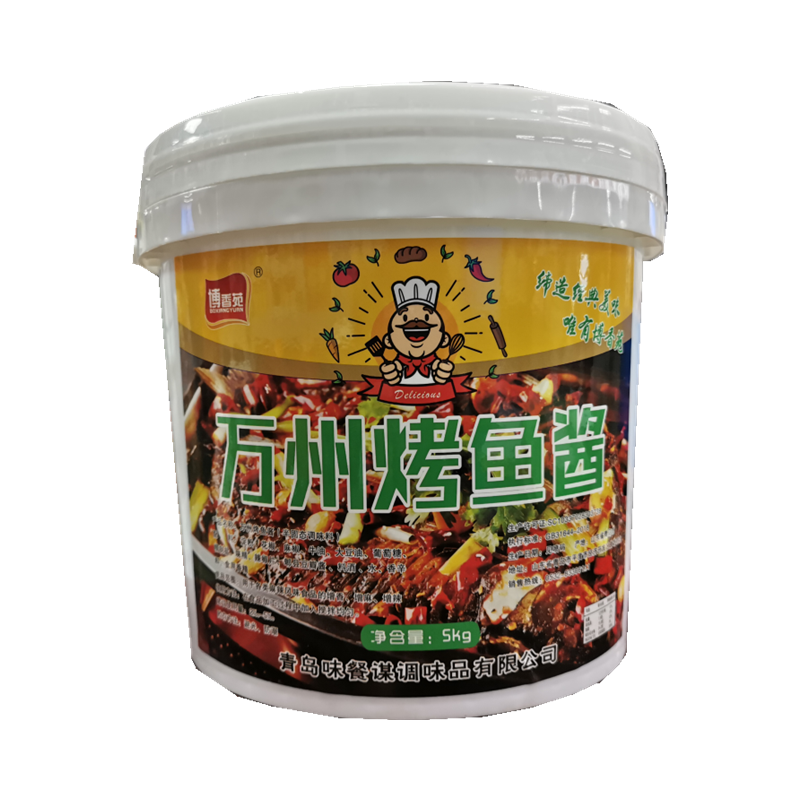 【博香苑】万州烤鱼酱 5kg/桶