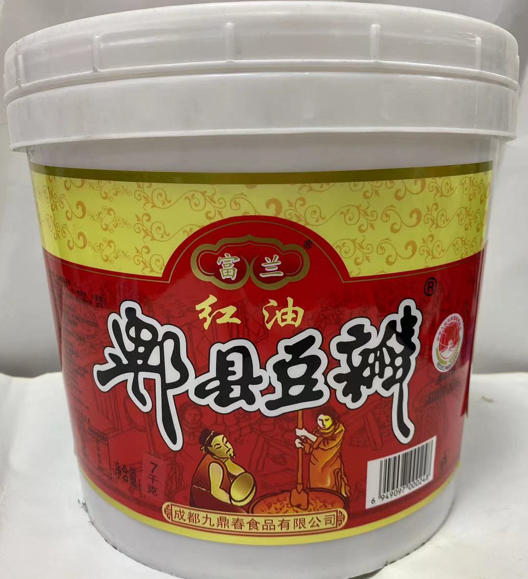 【富兰】红油豆瓣/郫县红油豆瓣  7kg/桶