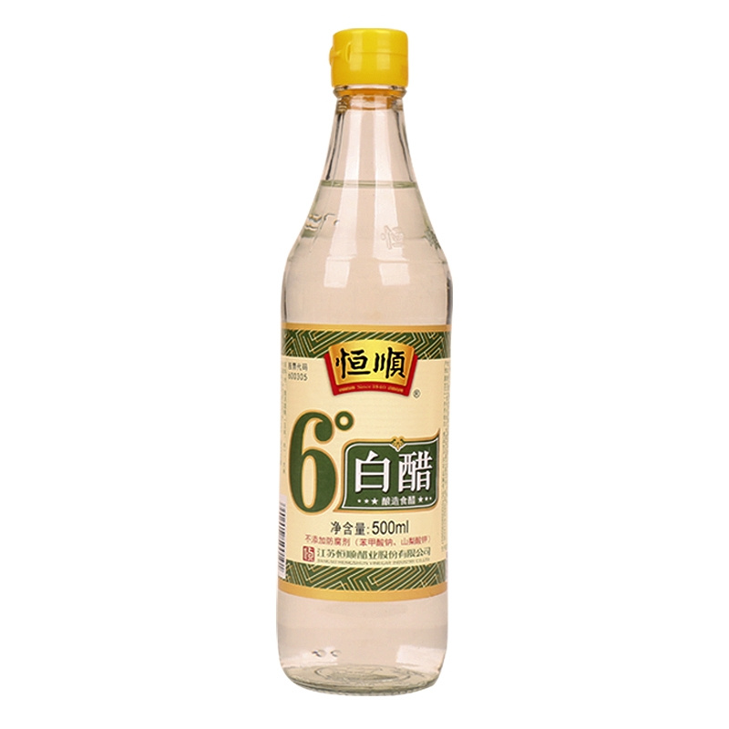 【恒顺】白醋 500ml*12瓶