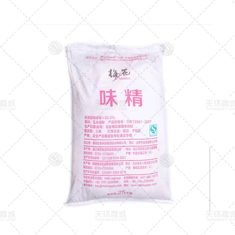 【梅花】梅花味精散装 25kg/袋