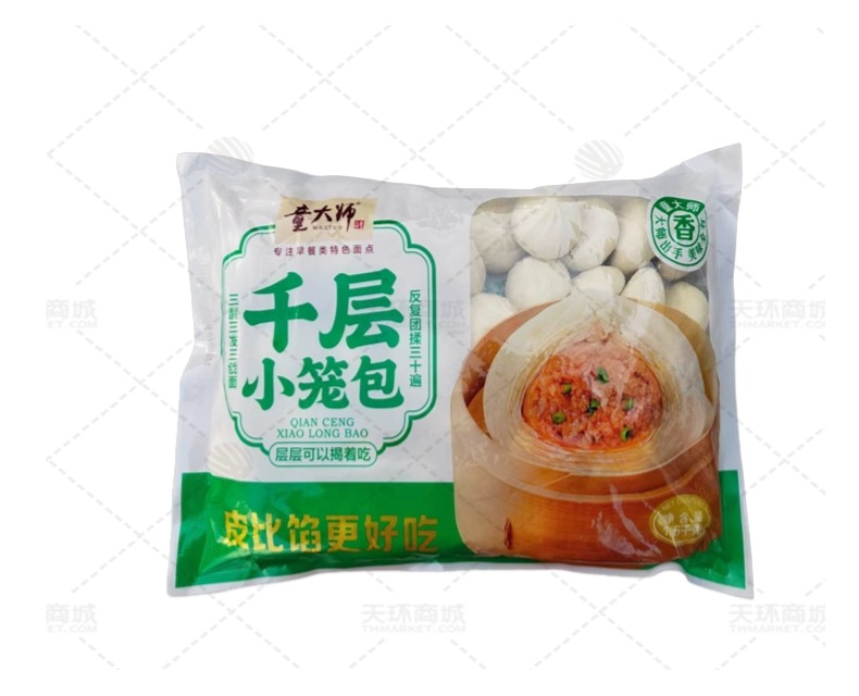【童大师】千层小笼包 25g*60只*4袋  6kg