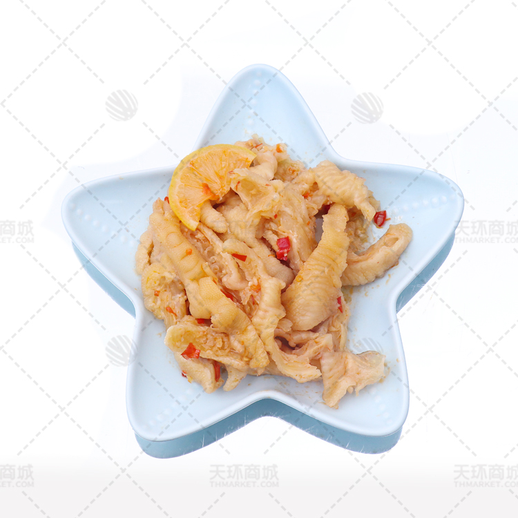 【咸秋】全脱骨柠檬酸辣鸡爪  1kg*10包  10kg
