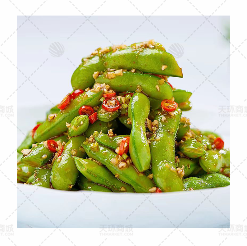 【洪湖诱惑】香辣毛豆360g*20盒
