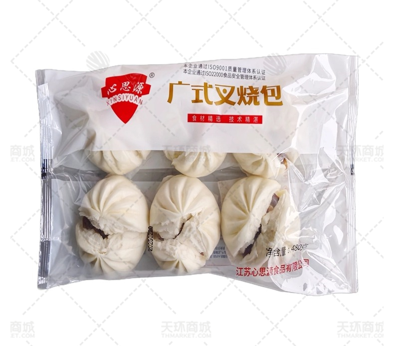 【心思源】广式叉烧包 480g*15袋 7.2kg