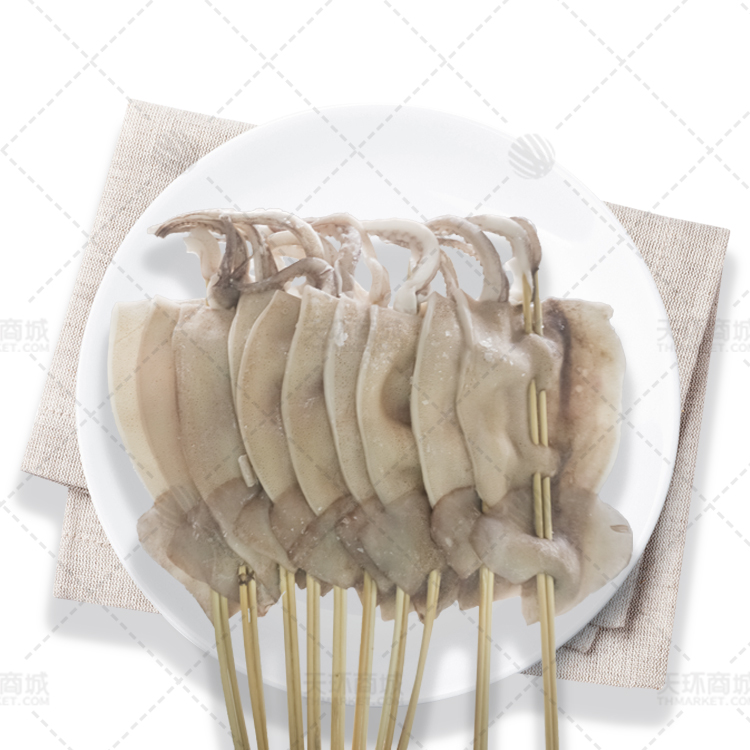 【金锋食品】90g鱿鱼板串/鱿鱼串 90g*20支*5包 9...