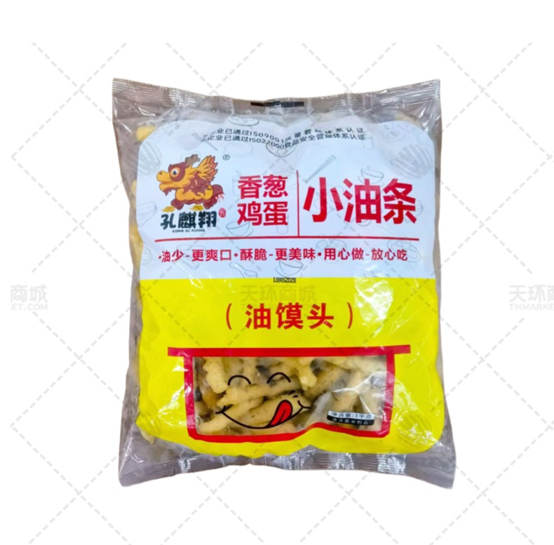 【孔麒翔】香葱鸡蛋小油条 /油馍头 1kg*6袋 6kg