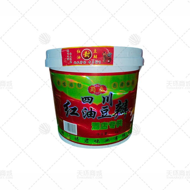 【蜀泰】红油豆瓣  净含量  6kg/桶