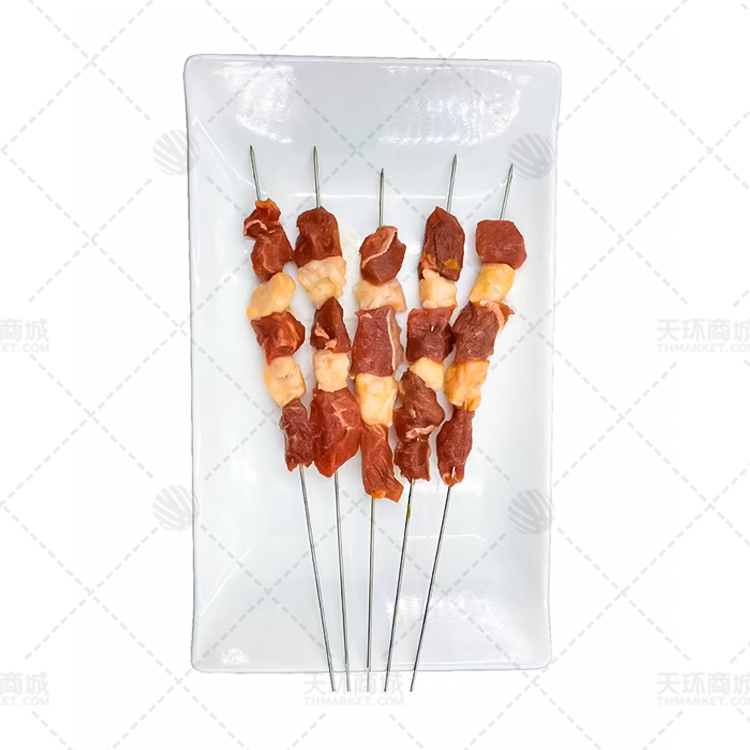 【地道美厨】羊肉烤串/钢签羊肉串 30支*10包 约16g/...