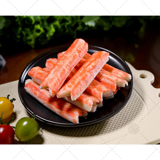 【海霸王】V形仿蟹柳 （锁鲜装）200克*20包  4kg