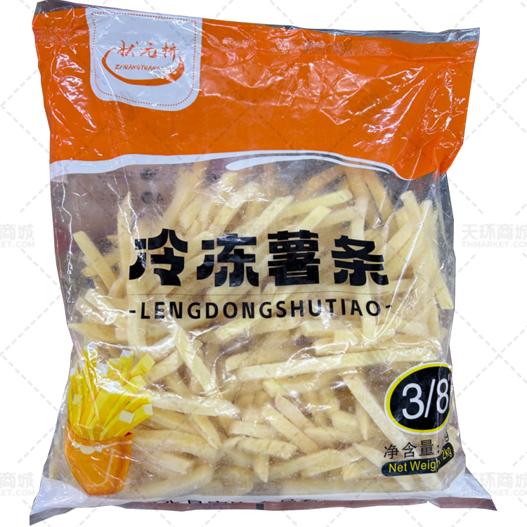 【状元桥】冷冻薯条（粗）3/8 2kg*6包 12kg