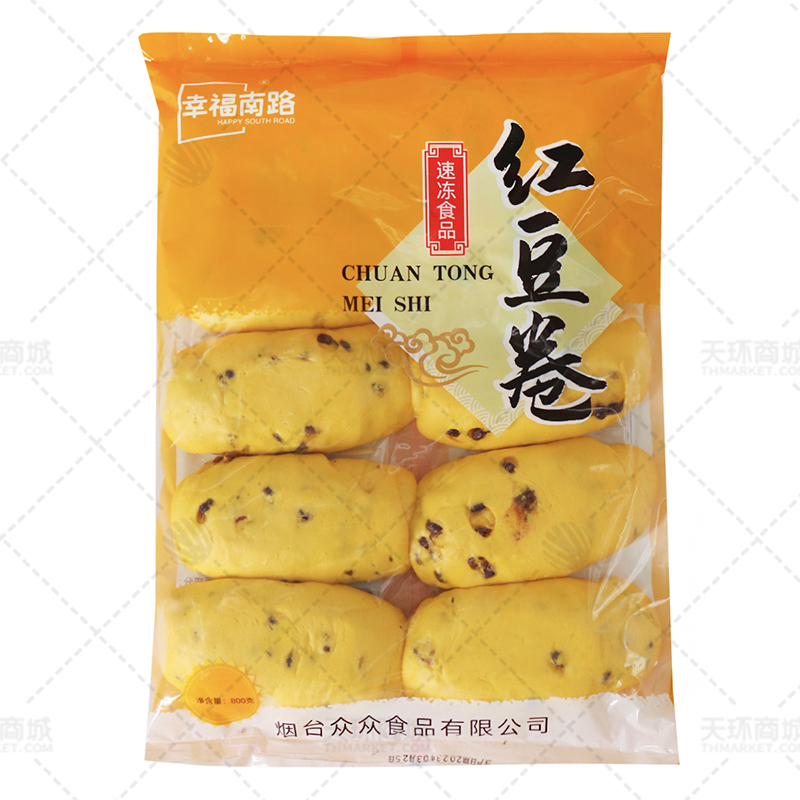【幸福南路】红豆卷 80g*10个*12包  9.6kg 