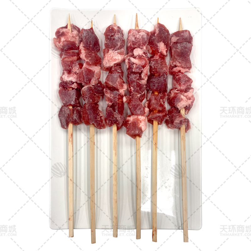 【启梦源】鲜切梅花肉串  40g*10支*10包  4kg