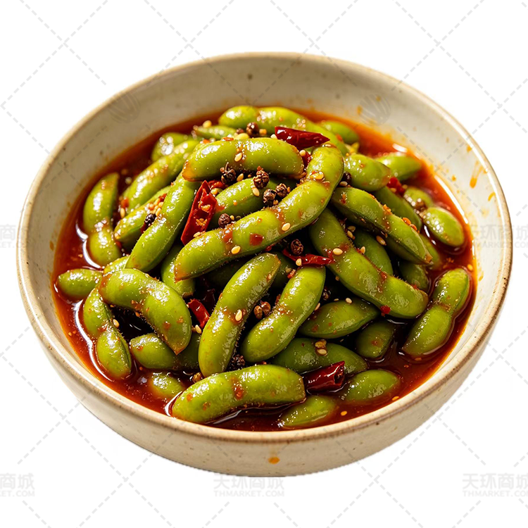 【威小卤】卤汁毛豆（香辣）1kg*10袋 10kg