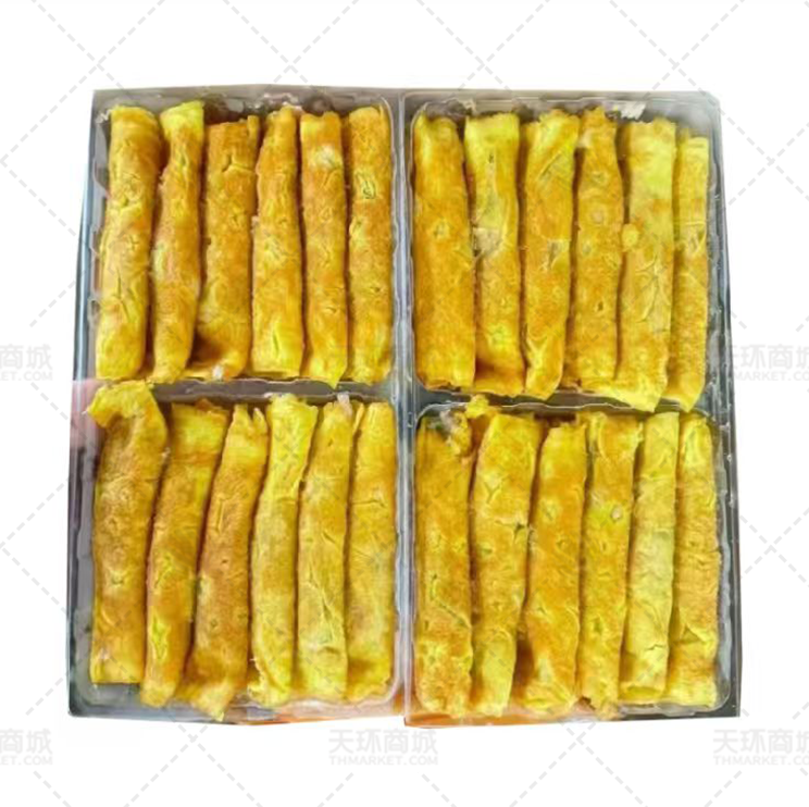 【捷捷熊猫】香烤蛋肉卷60克 4包*24个  5.7kg