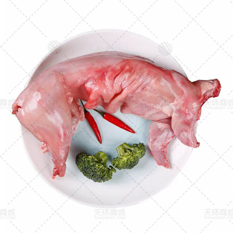 【洪晨兔业】冻兔（白条兔） 9kg 多规格