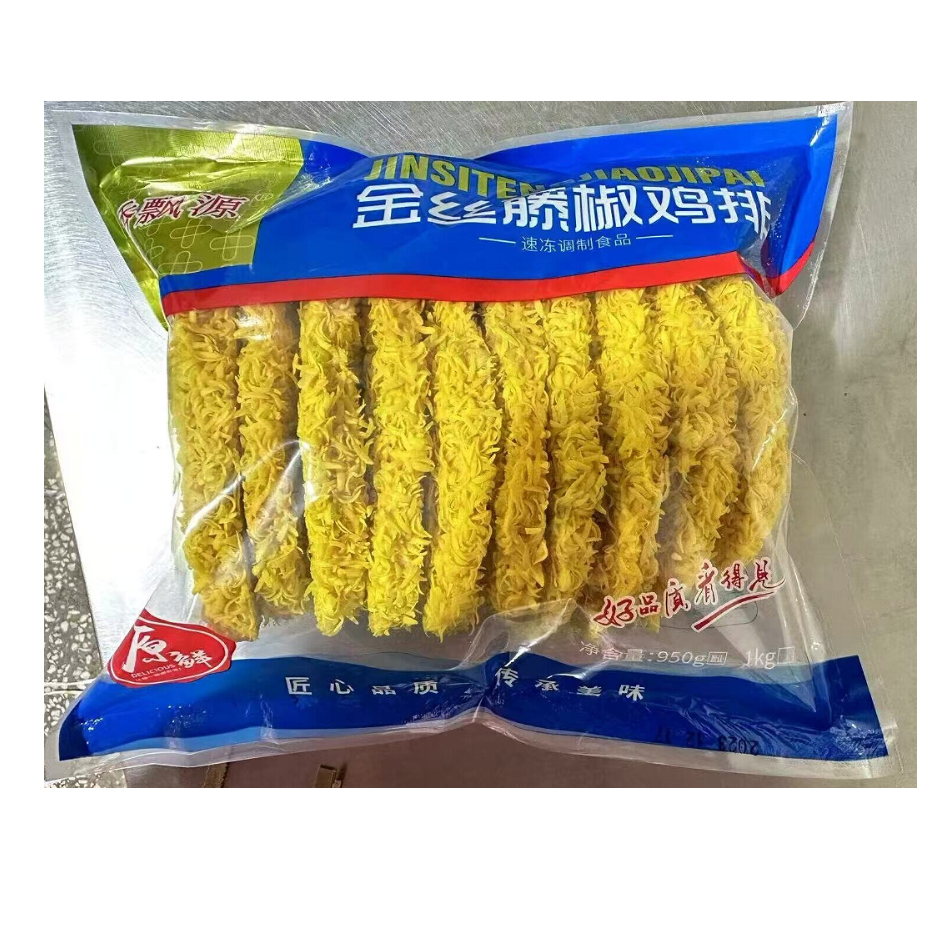 【香飘源】金丝藤椒鸡排 100g*10片*10包 10kg