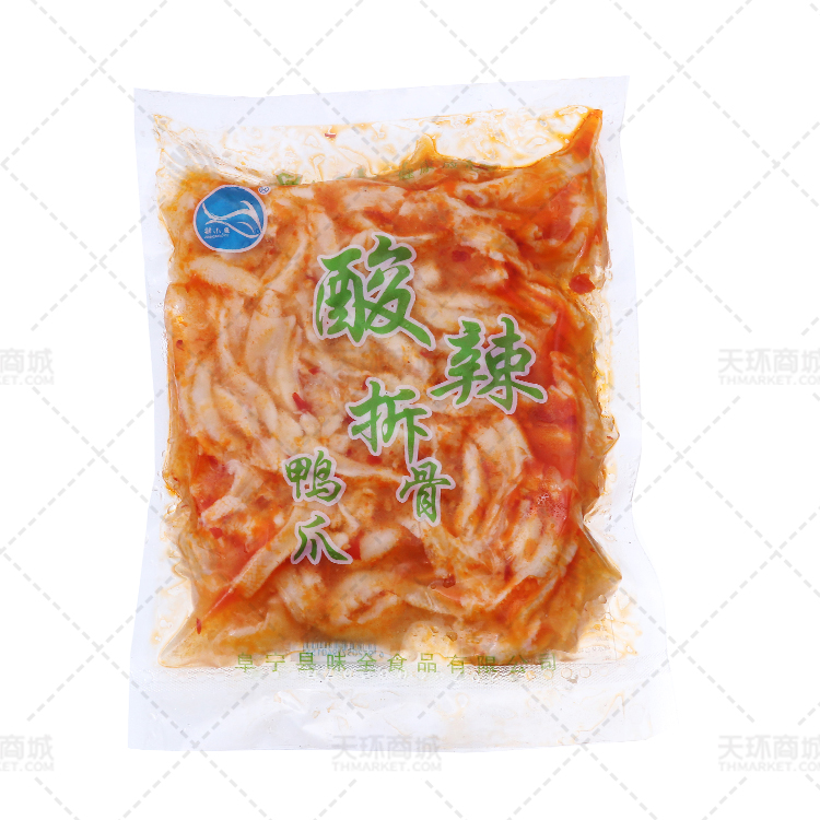 【蒋小鱼】酸辣拆骨鸭爪  1kg*8包  8kg