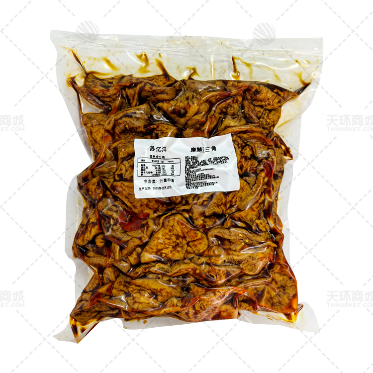 【苏亿洋/百年德润】麻辣豆三角 2.5kg*6包 15kg