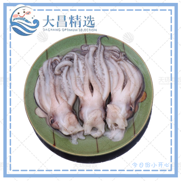 【好佳好】精选速冻鱿鱼头 净重2.5kg