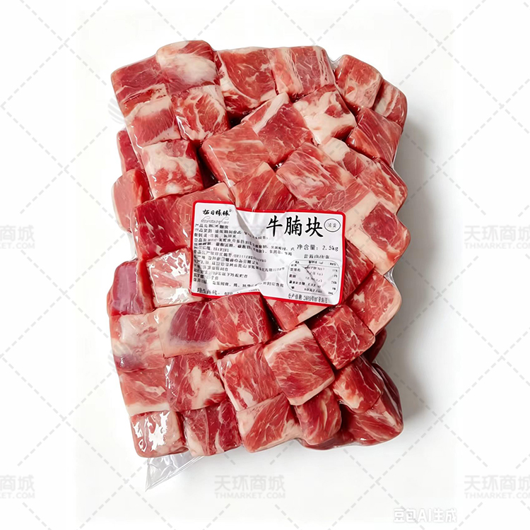 【拓日曦臻】 牛腩块   2.5kg*8包  20kg