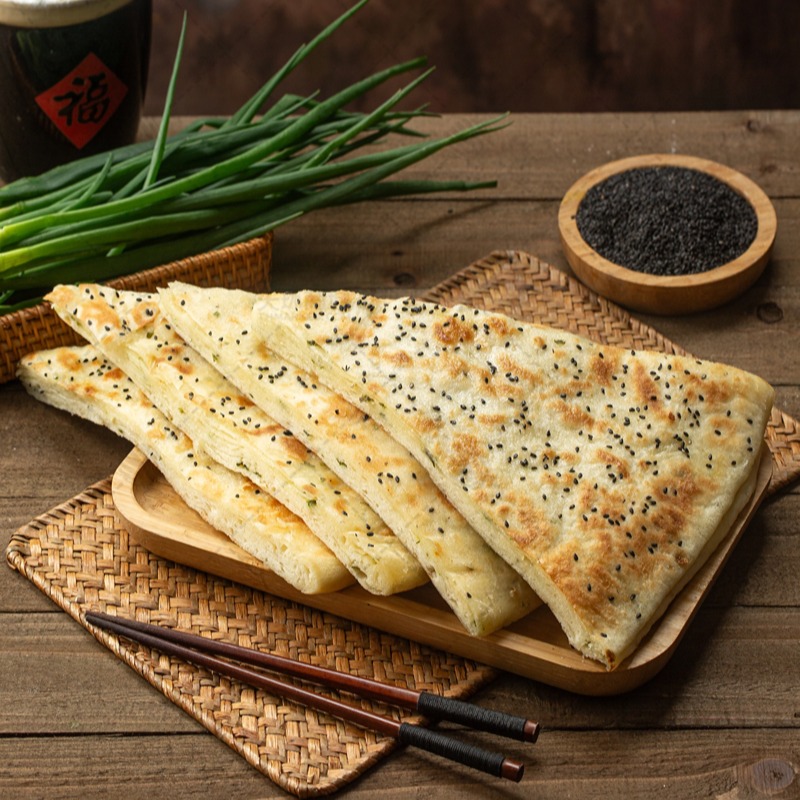 【欣合盛】葱香芝麻饼/千层饼 约125g/片*48片*2袋 ...