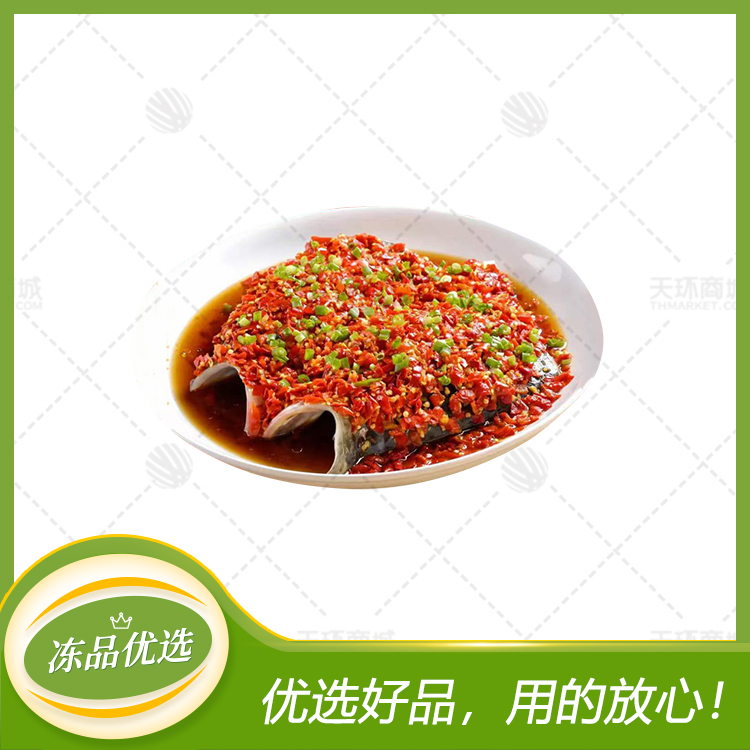 【吆盒】招牌橄榄油剁椒鱼头 555g*18袋 9.9kg