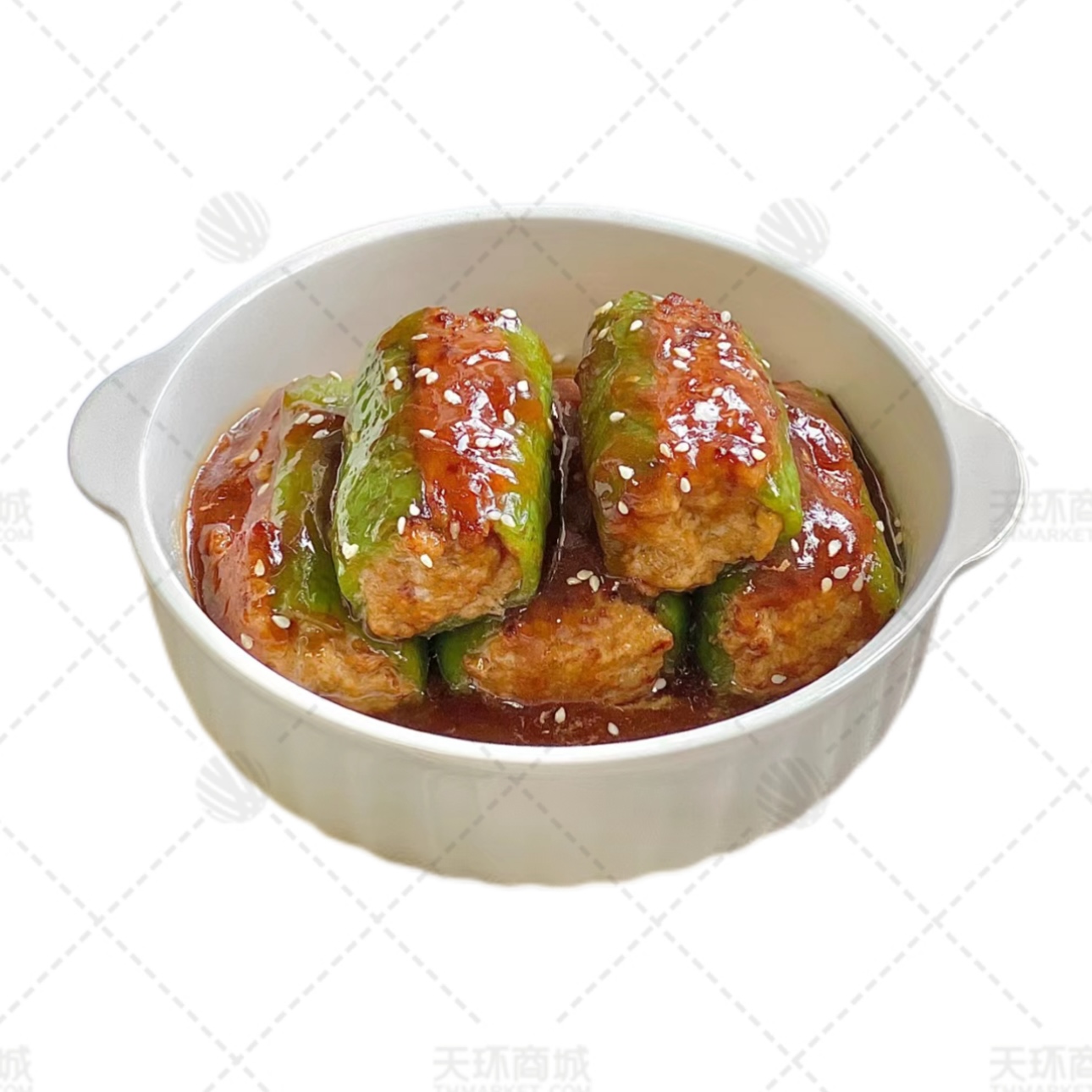 【妙膳坊】青椒夹肉 0.8kg*10袋 8kg